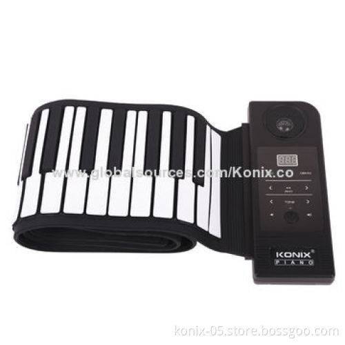 88 keys foldable roll up piano